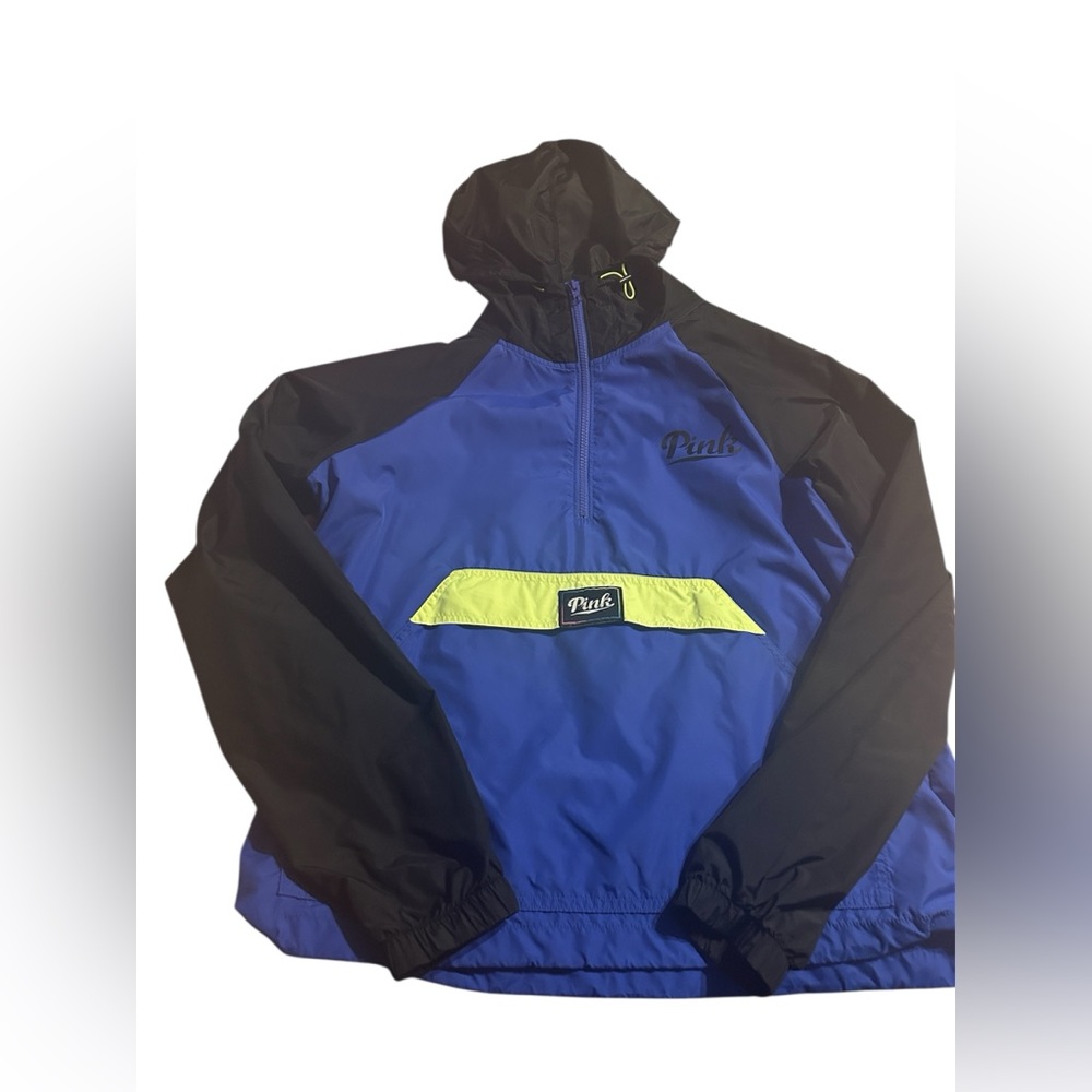 PINK Victoria's Secret Blue and Yellow Jacket